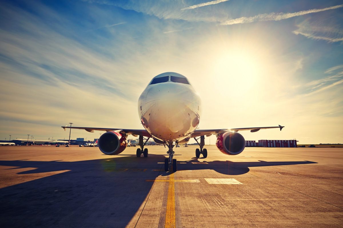 background airport