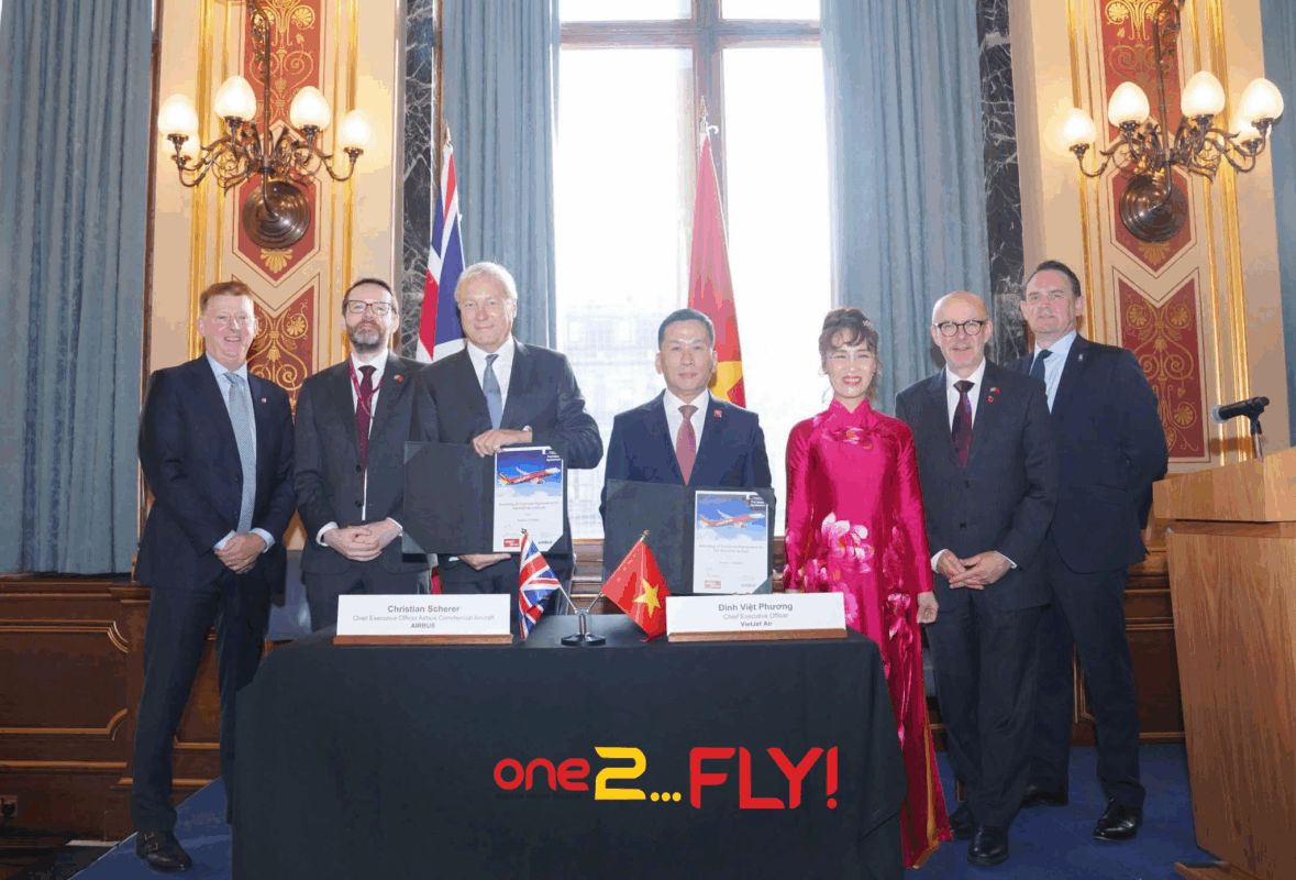 Vietjet ký hợp đồng mua 100 máy bay Airbus A321neo