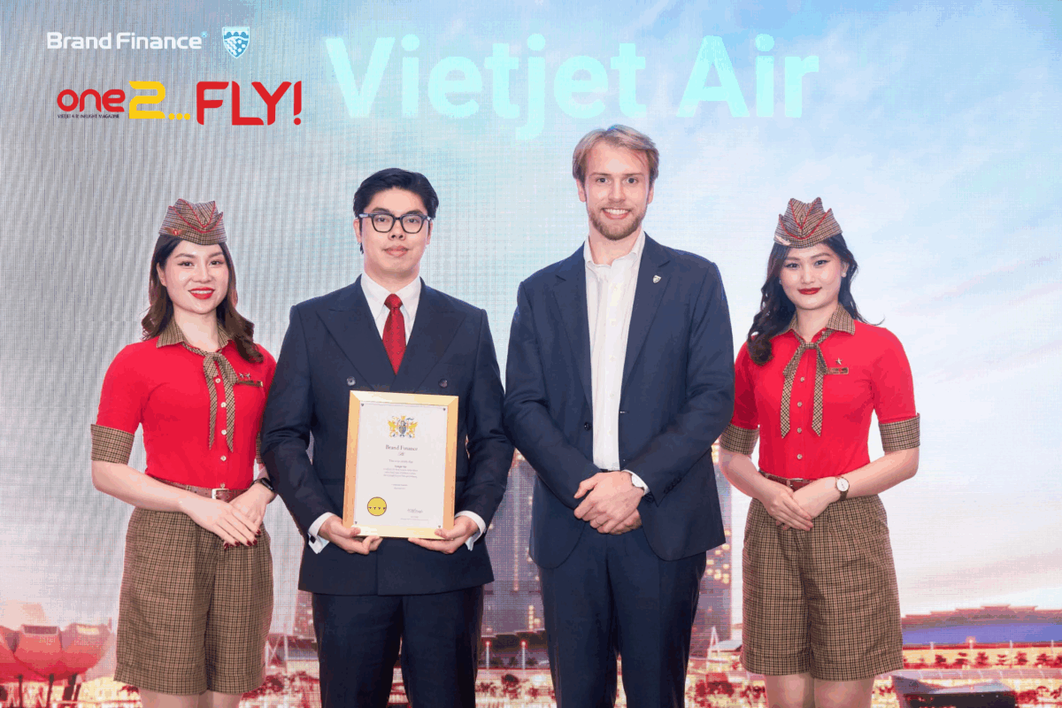 Vietjet khẳng định giá thương hiệu tăng trưởng mạnh