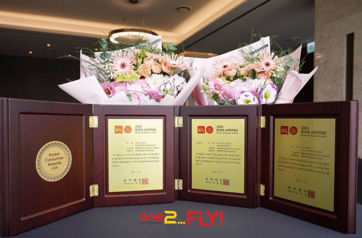 Vietjet được vinh danh ở ba hạng mục quan trọng